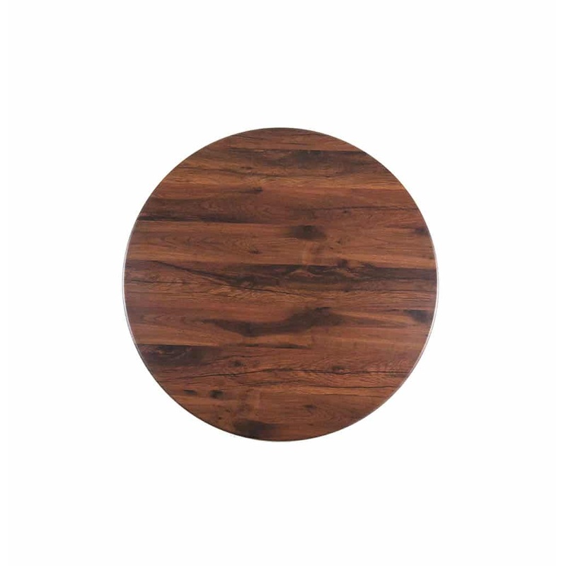 Werzalit France Werzalit Classic Table Top, 32" Round, Antique Oak