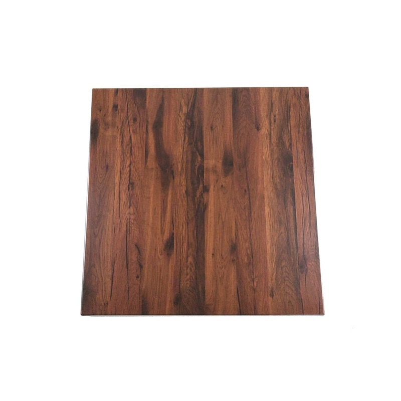Werzalit France Werzalit Classic Table Top, 36" Square, Antique Oak