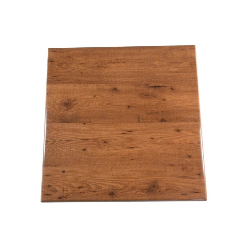 Werzalit France Werzalit Classic Table Top, 36" Square, Pinie