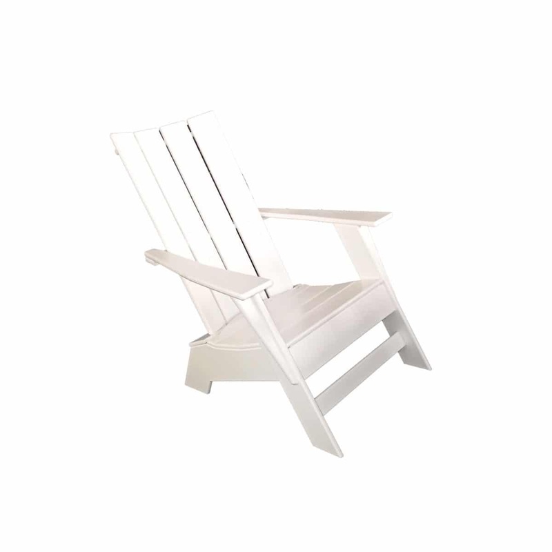 Beaver Springs Modern Adirondack Chair, White