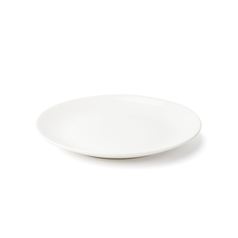 Browne Foundation Round Coupe Plate, 8", White (24-pack)