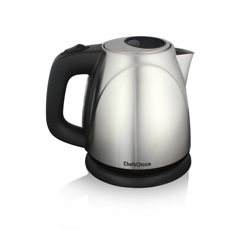 Chef'sChoice Model 673 Cordless Compact Electric Kettle, 1 L, Stainless Steel