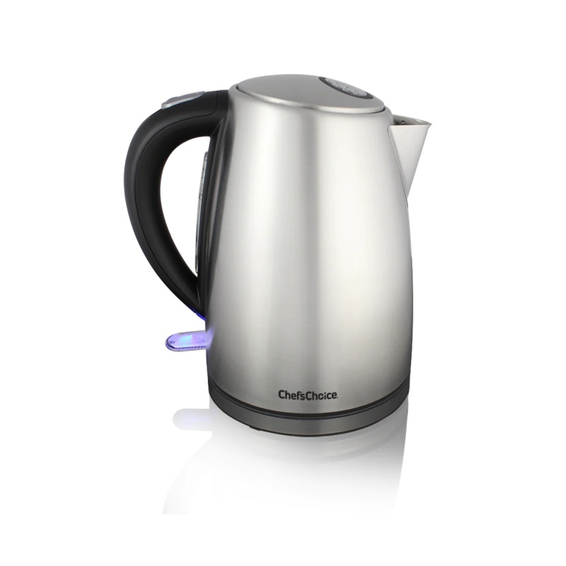 Chef'sChoice Model 681 Cordless Electric Kettle, 1.7 L, Stainless Steel