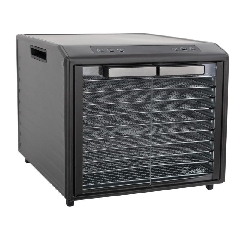 Excalibur Select Series Digital Dehydrator, 10 Trays, Stainless Steel, 120V