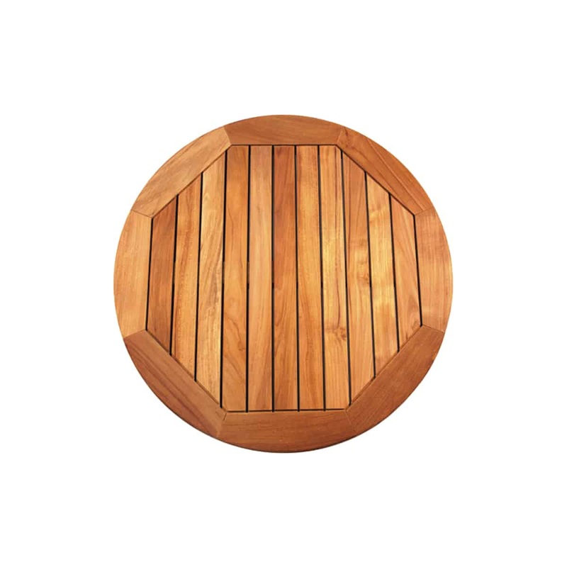 Muskoka Teak Round Table Top, 30", Natural Teak