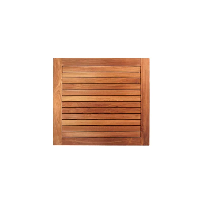 Muskoka Teak Square Table Top, 24" x 24", Natural Teak