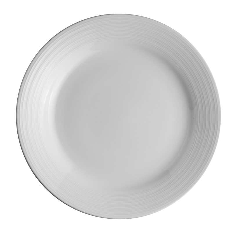 Steelite Royal Porcelain Belisa Rim Plate, 10.25" (12-pack)