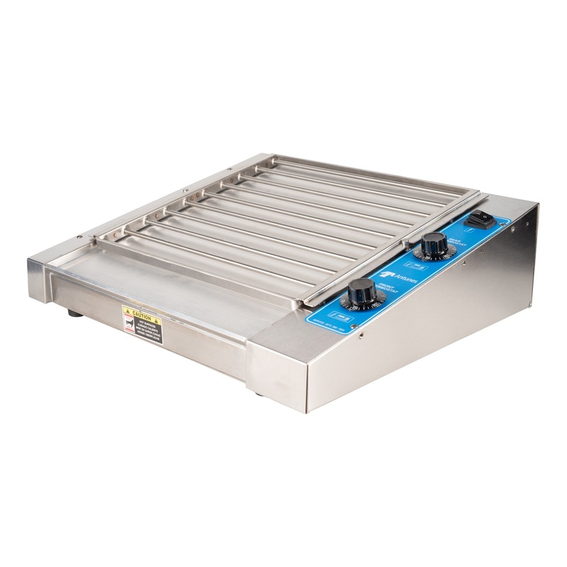 Antunes HDC-30A Hot Dog Corral Slanted Hot Dog Roller Grill, 30 Hot Dogs, 120V