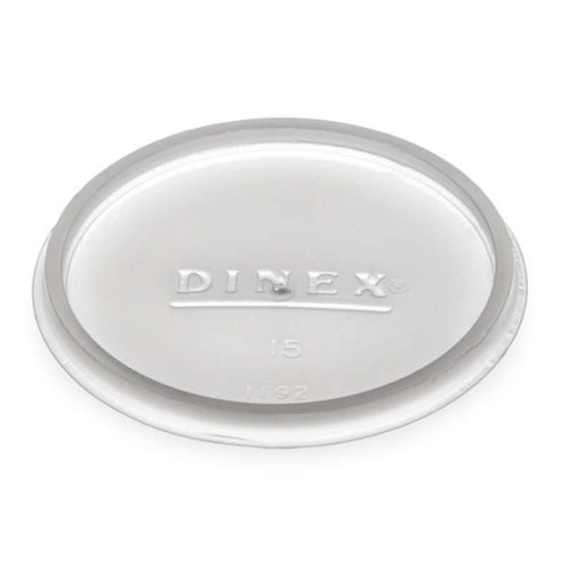 Carlisle Dinex Disposable Lid for 5 oz Tumbler, Transluscent (1000-pack)