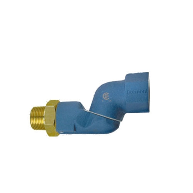 Dormont Swivel MAX Rotation End Fitting for Gas Connectors, 1 1/4"