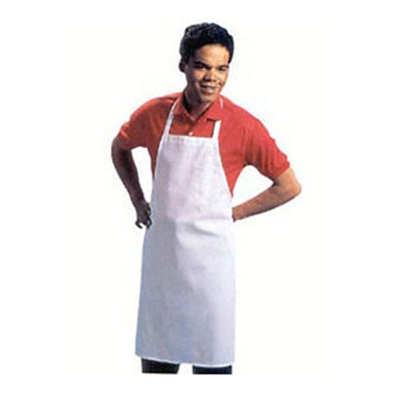 John G. Brown Econo Bib Apron, White