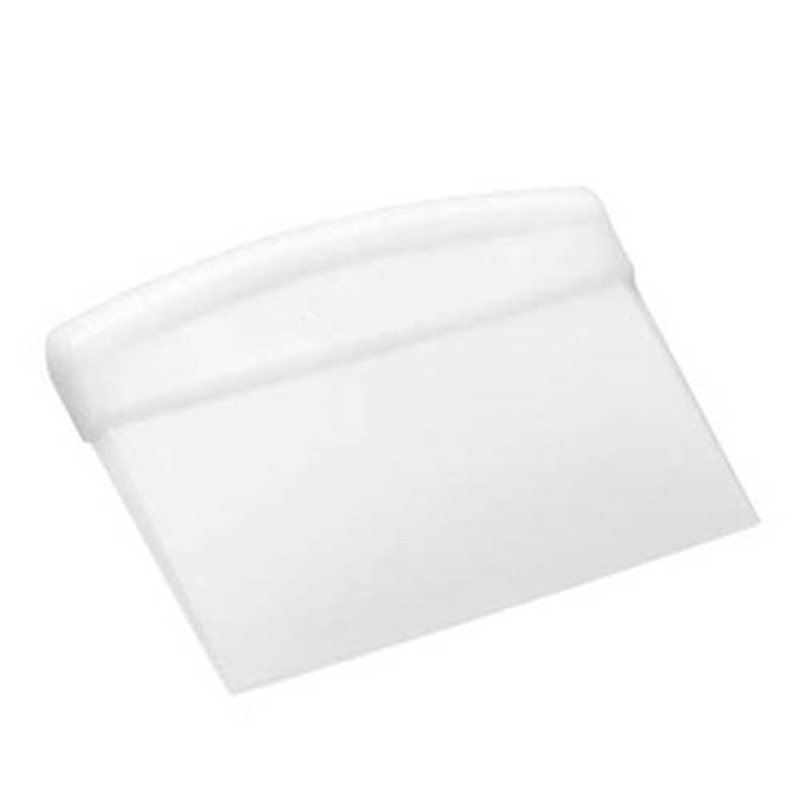 Orbis Dough Scraper, 6.25", White Polypropylene