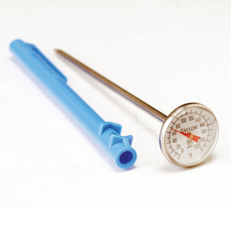 Taylor Instant Read Dial Pocket Thermometer, 1" Dial