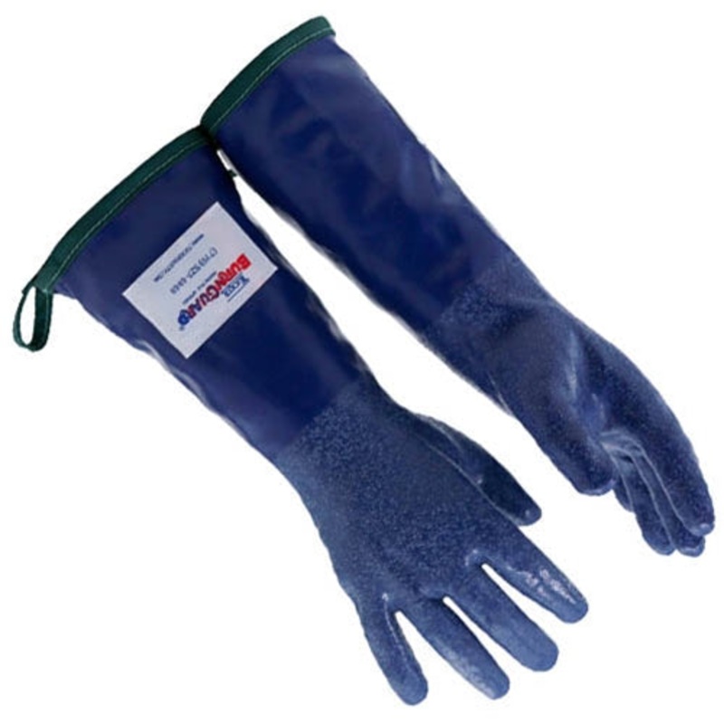 Tucker Safety Nitrile Utility Glove, Large, 14", Green (1 pair)