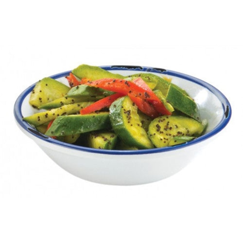 Cal-Mil Enamelware Collection Bowl, 5.5 oz, White Melamine