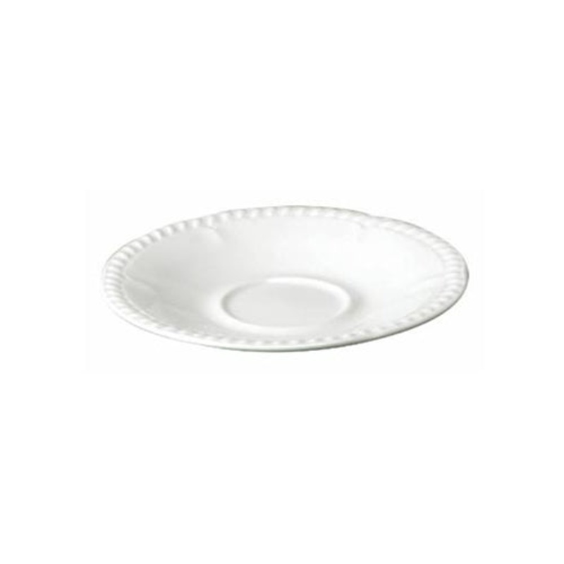 Churchill Buckingham Saucer, 5 15/16", White (24-pack)