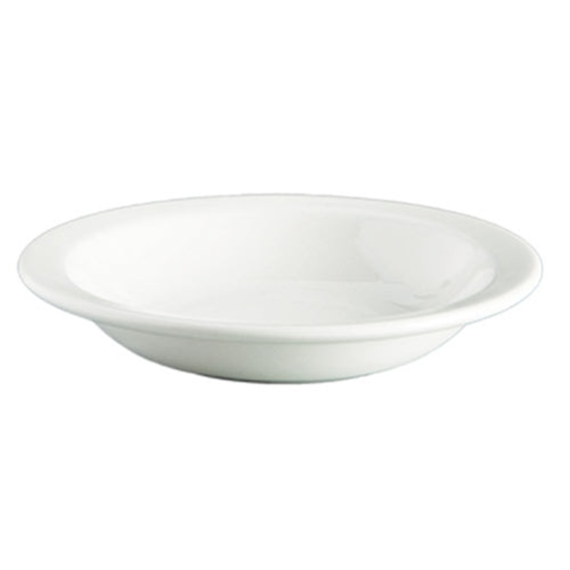 Continental China Pure White Rimmed Soup Plate, 8.75" (24-pack)