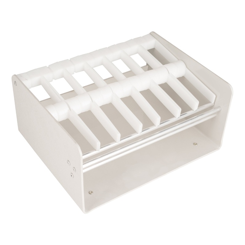 DayMark Label Dispenser, 7 x 1" Slots, Plastic