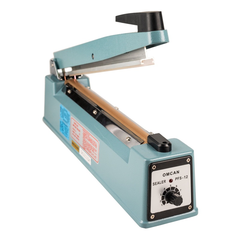 Omcan Portable Impulse Bag Sealer, 12" Seal Bar, 2 mm Seal, 110V