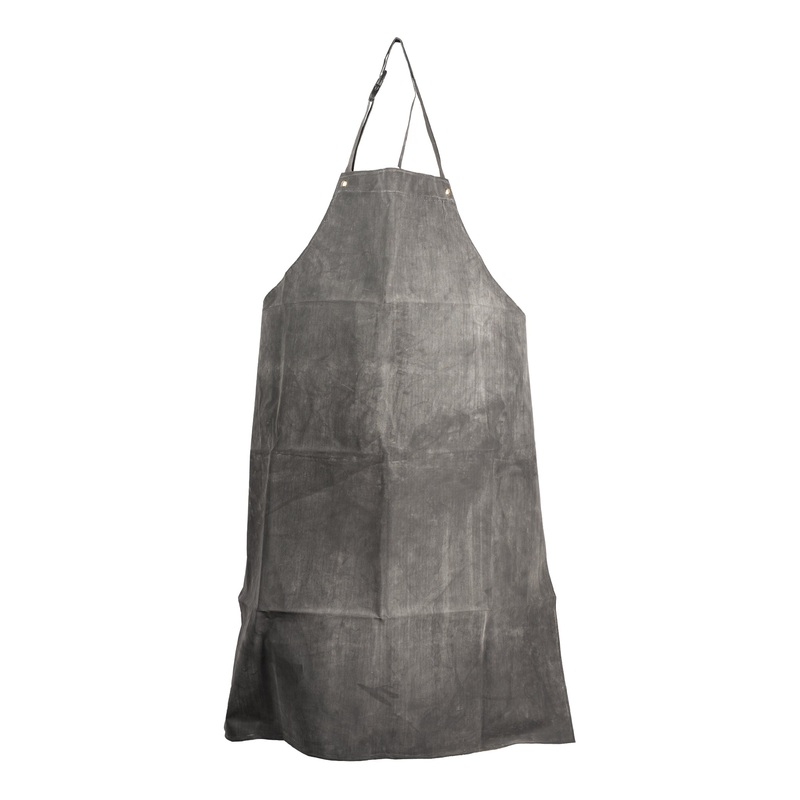 Regional Safety Neoprene Bib Apron, 45", Black