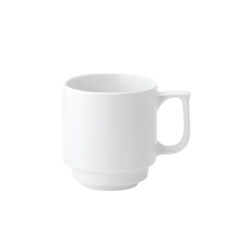 Tableware Solutions Pure White Stacking Mug, 10 oz (24-pack)