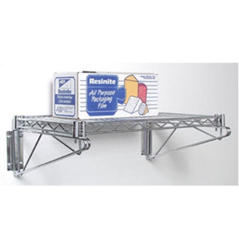 Tarrison Shelf Wall Bracket, 14", Chrome