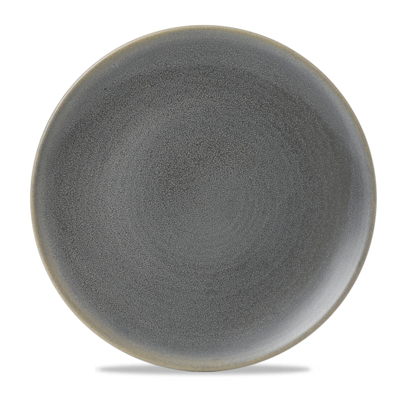 Dudson Evo Granite Coupe Plate, 10.75", Grey (12-pack)