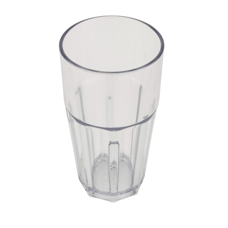 G.E.T. Bahama Plastic Tumbler, 16 oz, Clear (72-pack)