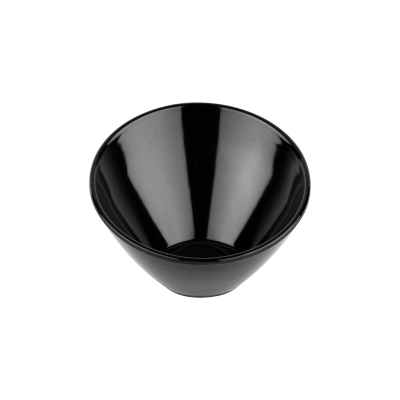 G.E.T. Black Elegance Cascading Petite Bowl, 3 oz, Black Melamine (48-pack)