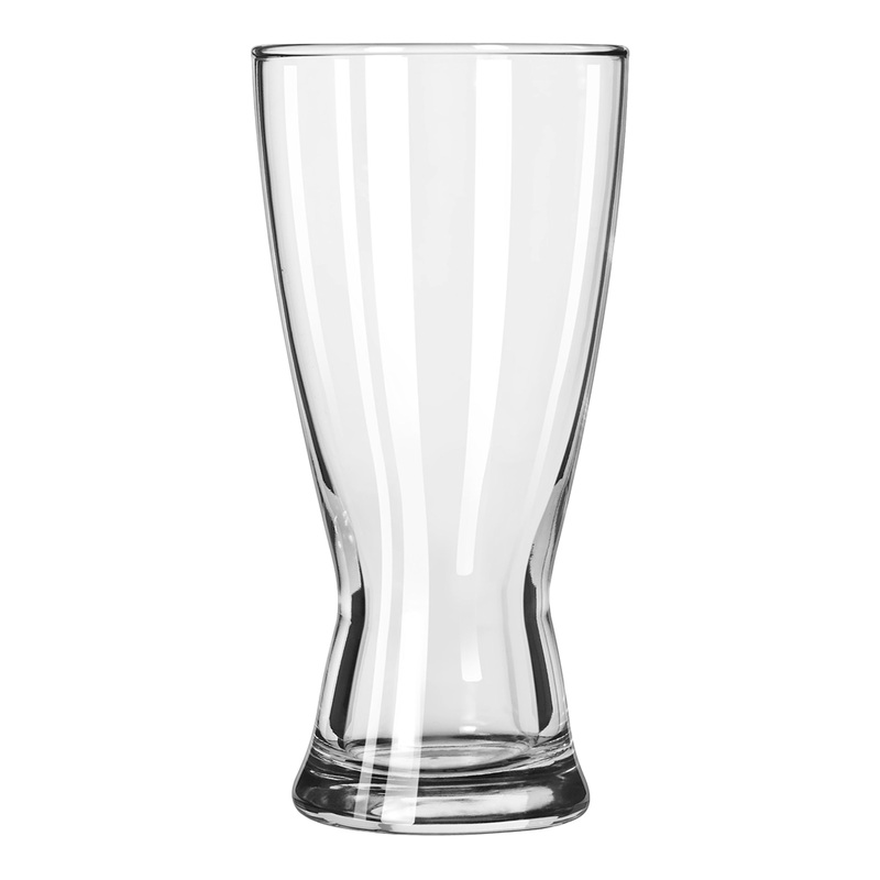 Libbey Hourglass Pilsner Glass, 15 oz (36-pack)
