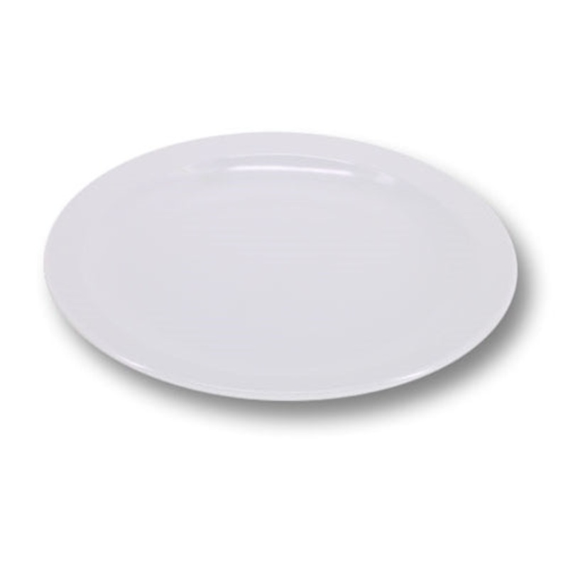 Mistral MIRALYN Heavy Duty Plate, 8", White Melamine (24-pack)