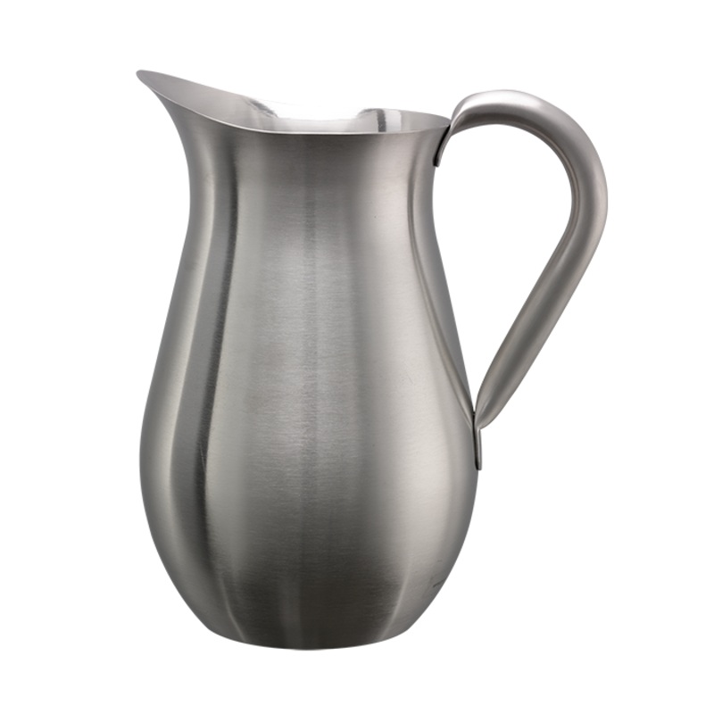 Service Ideas Bell Pitcher, 2 L, Stainless Steel