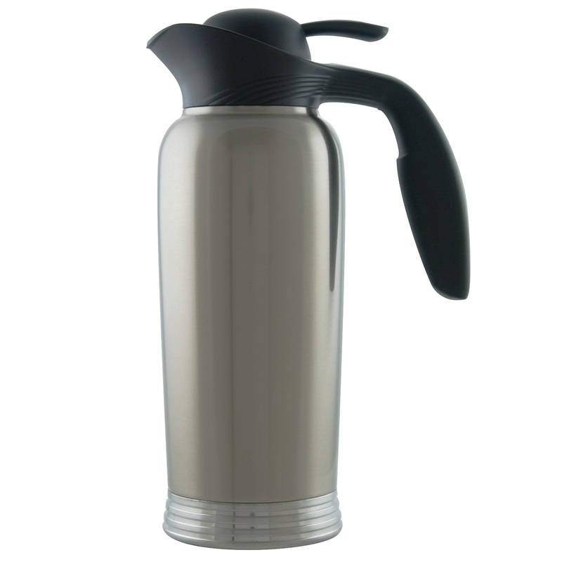 Stanley ErgoServ Vacuum Insulated Creamer Carafe, 1 L, Stainless Steel