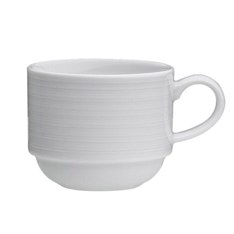 Steelite Royal Porcelain Belisa Stacking Cup, 9 oz, White (36-pack)