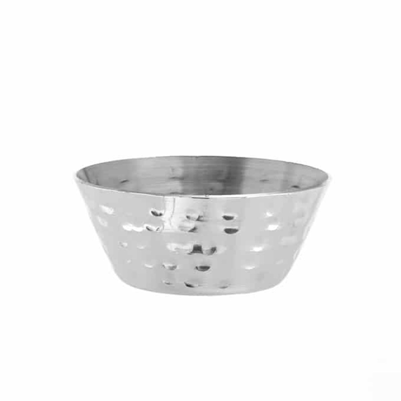 American Metalcraft Hammered Sauce Cup, 1.5 oz, Stainless Steel