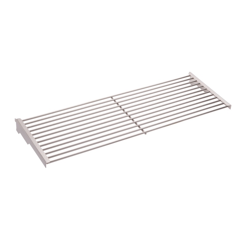 Crown Verity Bun Rack for Outdoor Grill with Roll Dome, 48", Stainless Steel