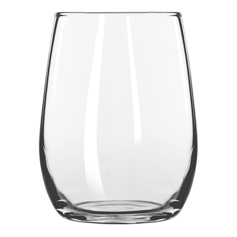 Libbey Stemless Wine Taster Glass, 6 1/4 oz (24-pack)