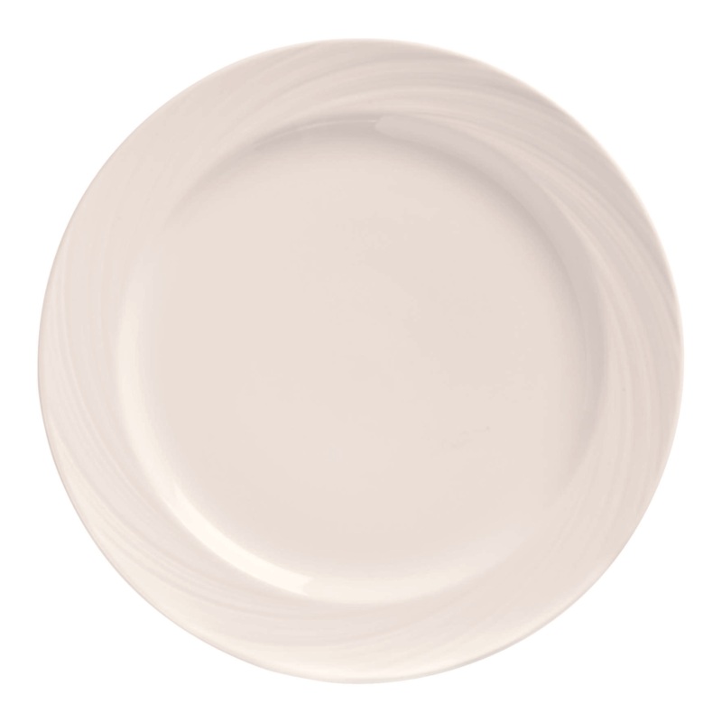 Libbey World Tableware Basics Orbis Plate, Medium Rim, 6 1/4" (36-pack)