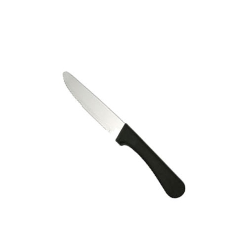 Oneida Laredo Steak Knife, 10", Black Polypropylene Handle (12-pack)