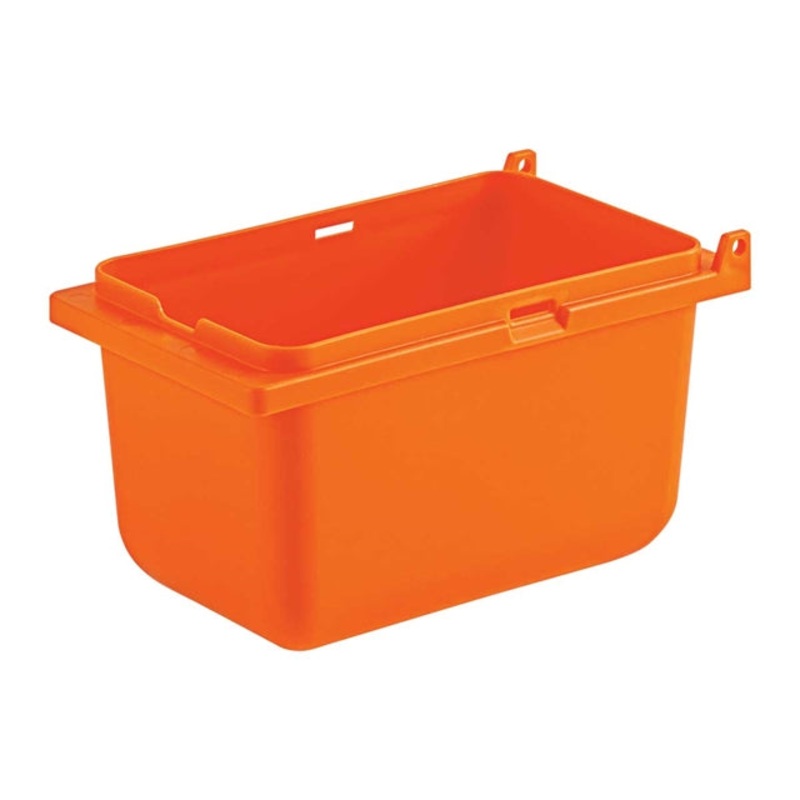Server 1/9 Size Fountain Jar, 41 oz, 3 1/2" Deep, Orange