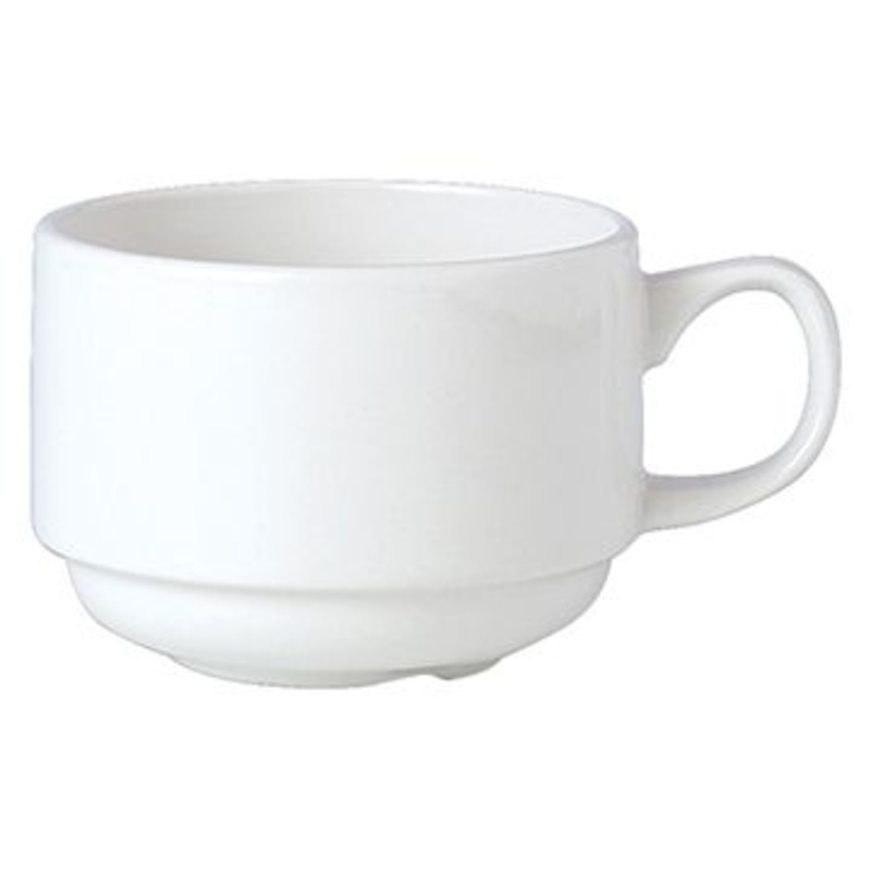 Steelite Simplicity Black Line Stacking Cup, 7 oz (36-pack), FINAL SALE