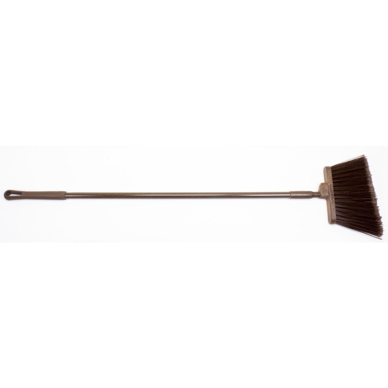 Carlisle Duo-Sweep Flagged Angle Broom, 56", Brown