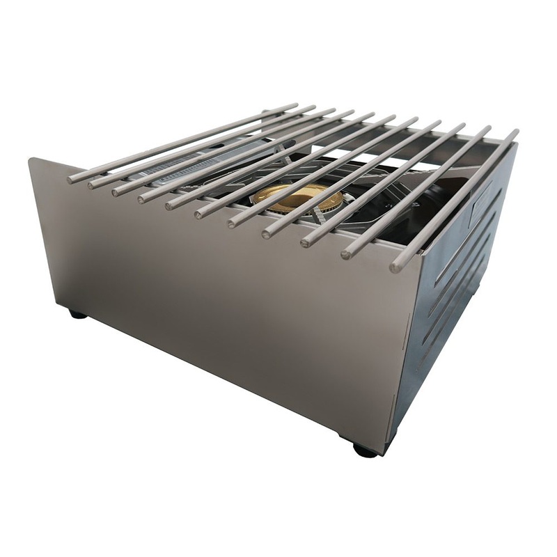 Chef Master Portable Butane Stove Cover, Stainless Steel