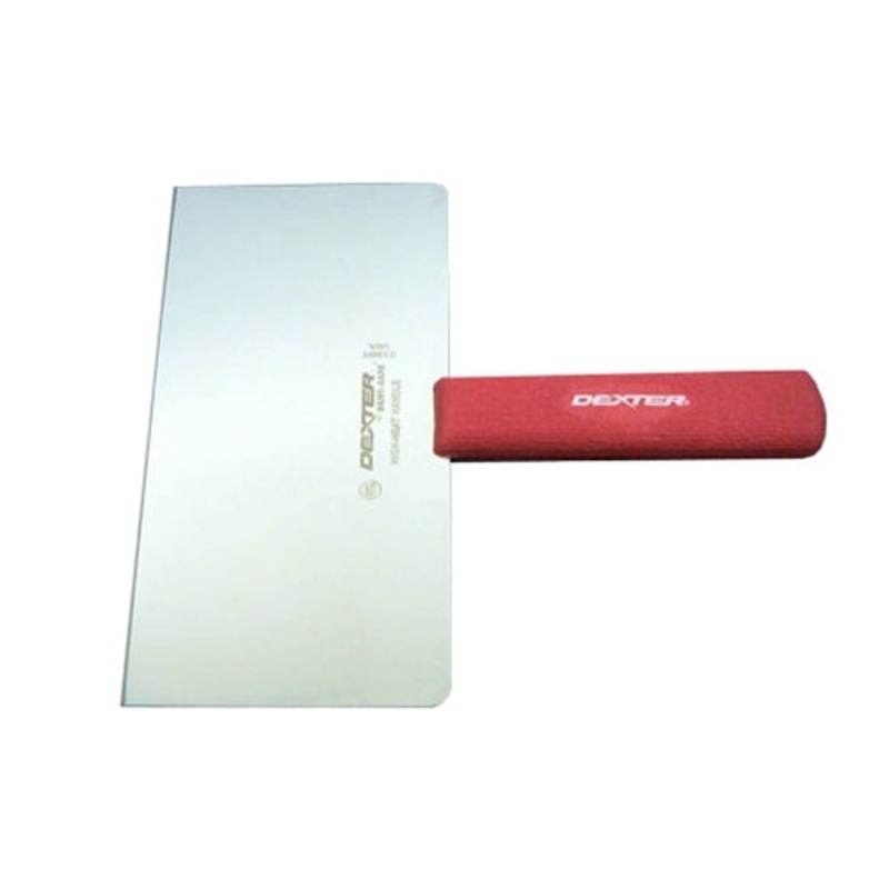 Dexter Large Blade Turner / Scraper, 8" x 3", High Heat Red Handle