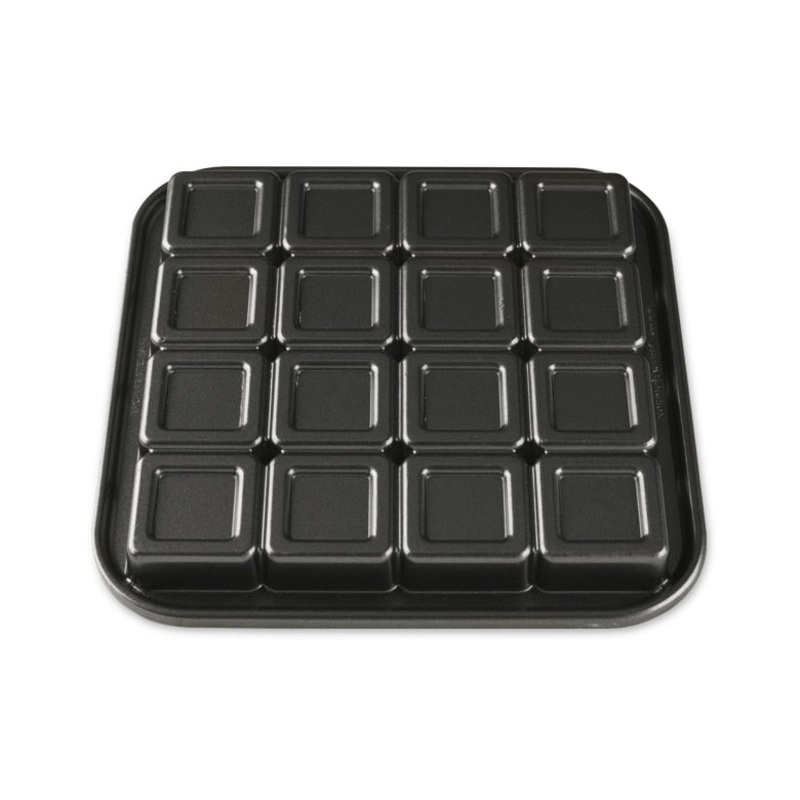 Nordic Ware Brownie Bites Pan, 16 Cavities, 3 Cup, Cast Aluminum, FINAL SALE