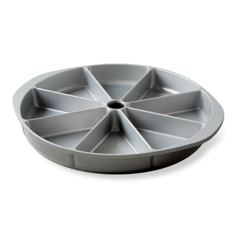 Nordic Ware Scottish Scone / Cornbread Pan, 8 Sections, Cast Aluminum, FINAL SALE