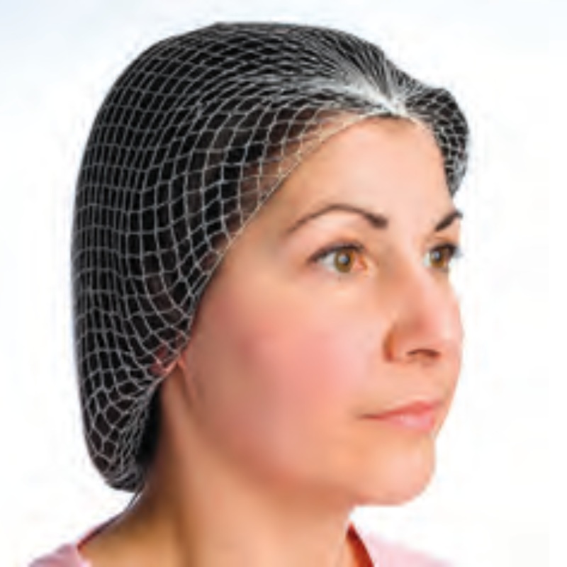 Superior Glove Hairnet, Knitted Mesh, 21", Brown (144-pack)