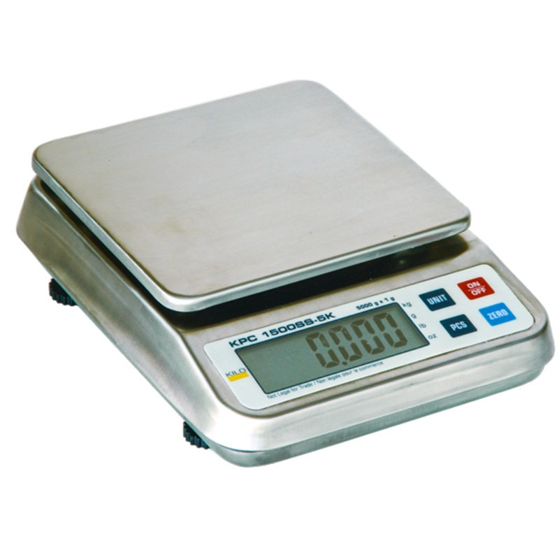 Kilotech KPC 1500SS Digital Portion Scale, 5 kg, Stainless Steel