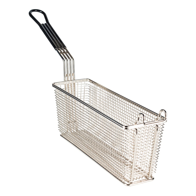 Prince Castle Fry Basket, 13.25" x 4.25 x 5.5", Plastisol Handle