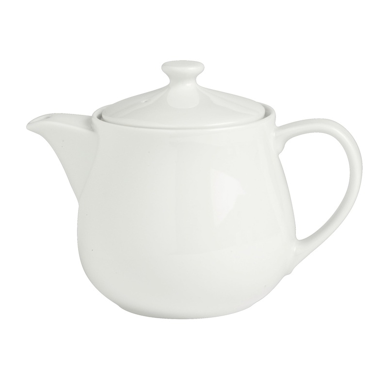 Steelite Concerto Tea Pot with Lid, 16 oz (6-pack)